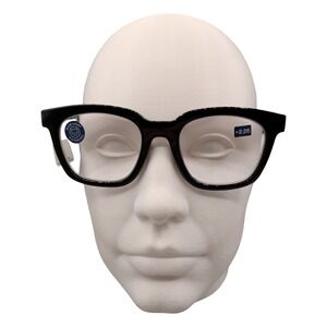 Peepers To The Max Blue Light Reading Glasses Black +2.25 23LBBA